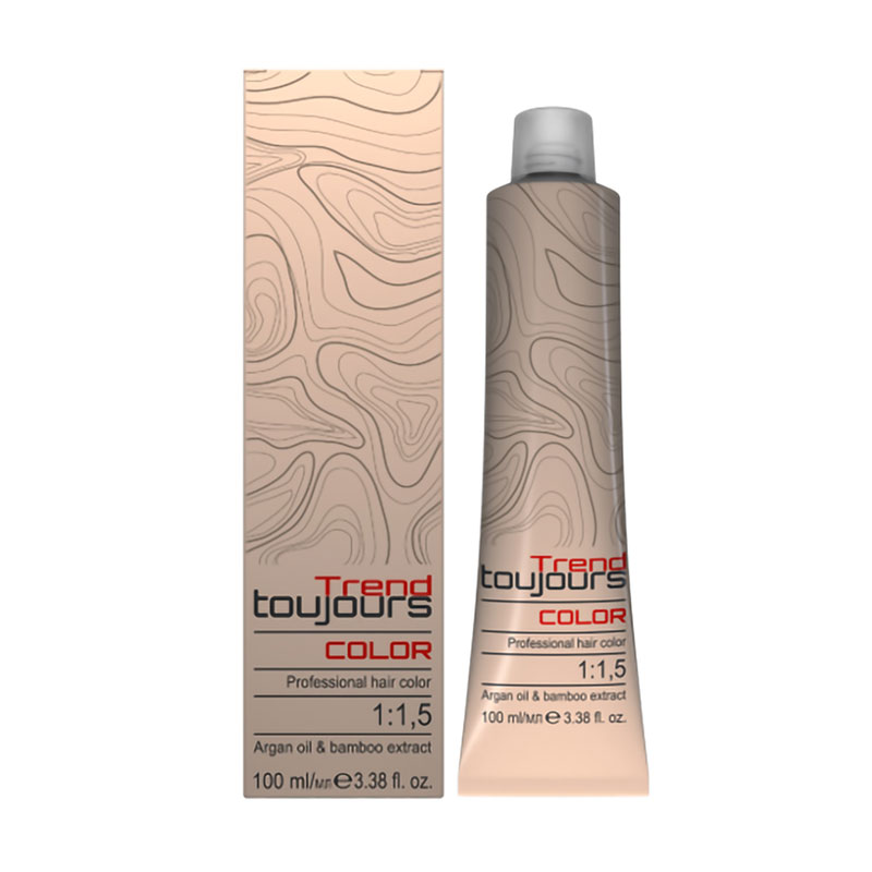 Уцінка! Перманентна фарба для волосся Trend Toujours Color Professional Hair Color 5.34 Light Golden Copper Brown, 100 мл
